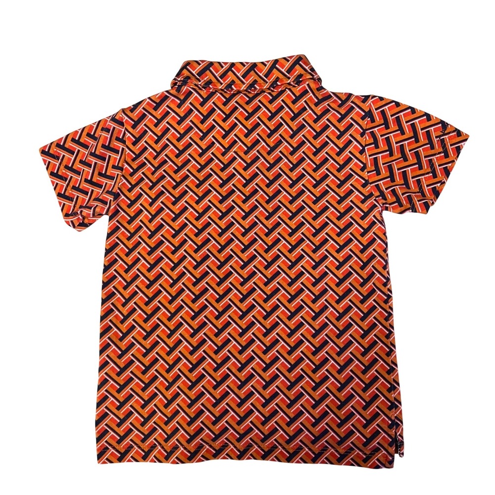 Baker by Ted Baker Toddler Boys Orange Cotton Designer Golf Polo Shirt 2-3 Years - Picture 2 of 10
